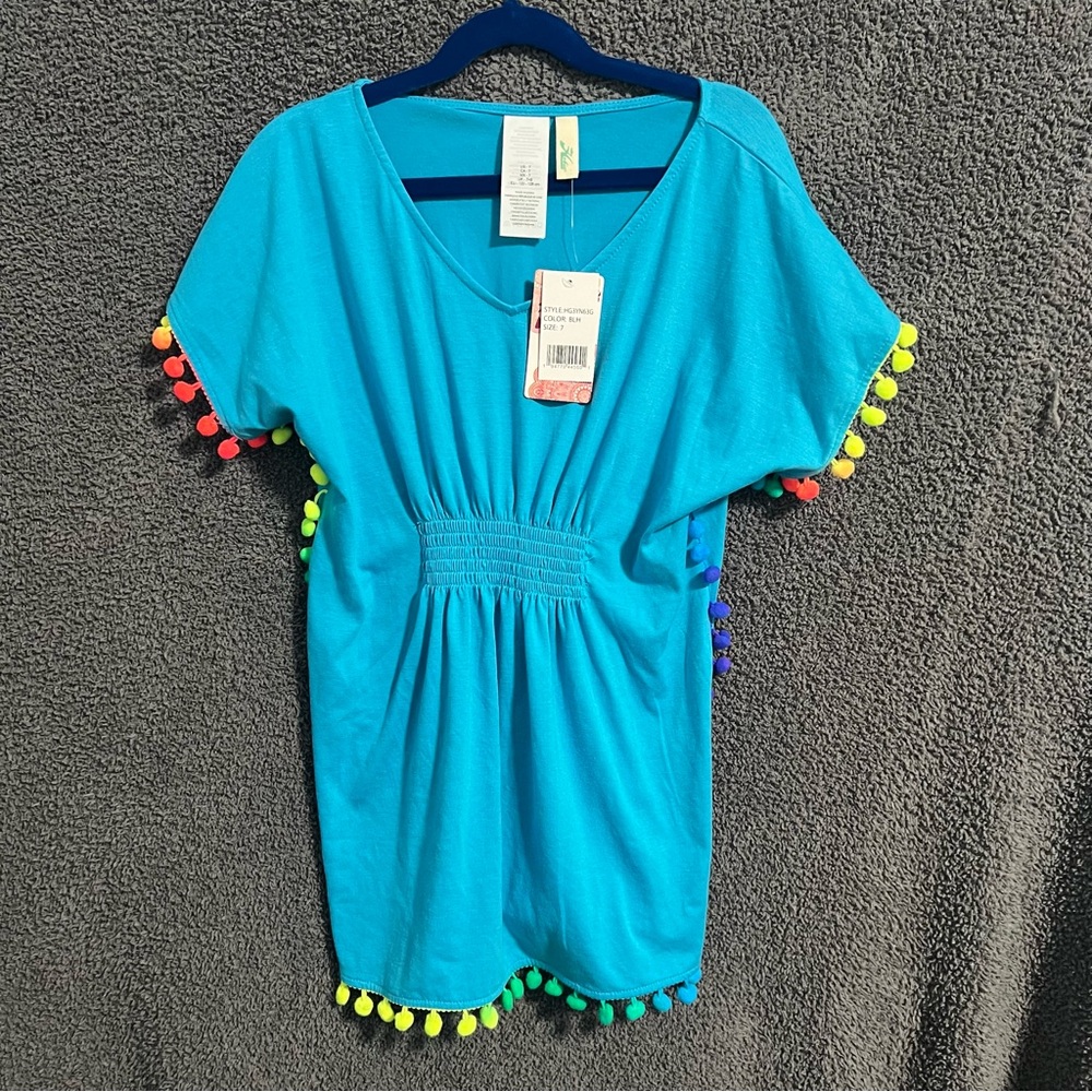 Brand new girls swim suit cover up